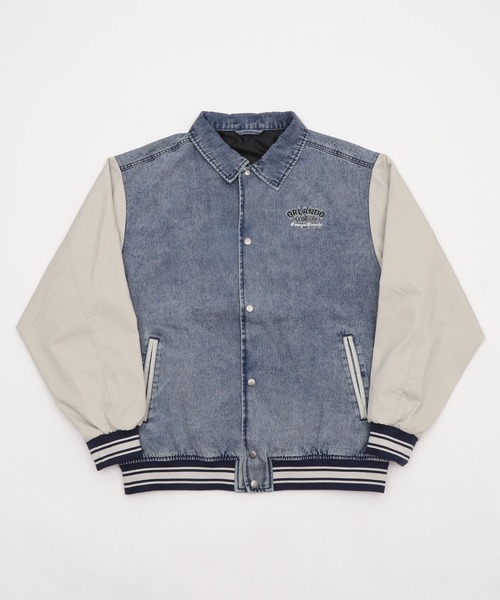 WEGO（ウィゴー）の「WEGO/デニムスタジャン（デニムジャケット・メンズ・ブラック系3/スカイブルー・MEDIUM/LARGE）」の20枚目の写真