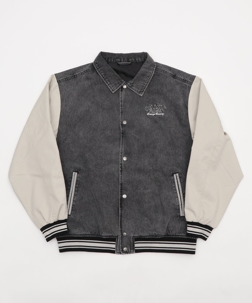 WEGO（ウィゴー）の「WEGO/デニムスタジャン（デニムジャケット・メンズ・ブラック系3/スカイブルー・MEDIUM/LARGE）」の22枚目の写真