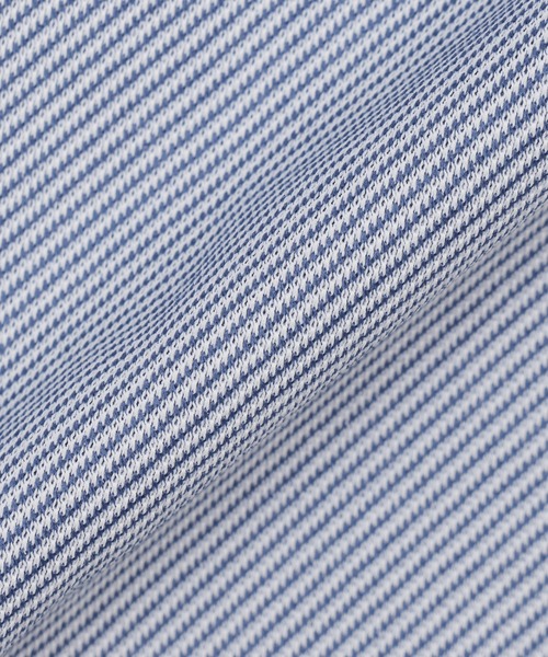 TOKYO SHIRTS(トウキョウシャツ)の「形態安定ノンアイロン ホリゾンタルワイド 長袖ストレッチビジネスワイシャツ(ビジネスシャツ・メンズ・ブルー・首回り42cm-裄丈82cm/首回り42cm-裄丈86cm/首回り43cm-裄丈82cm/首回り43cm-裄丈86cm/首回り39cm-裄丈80cm/首回り39cm-裄丈84cm/首回り41cm-裄丈82cm/首回り41cm-裄丈86cm/首回り37cm-裄丈80cm/首回り37cm-裄丈84cm)」の2枚目の写真