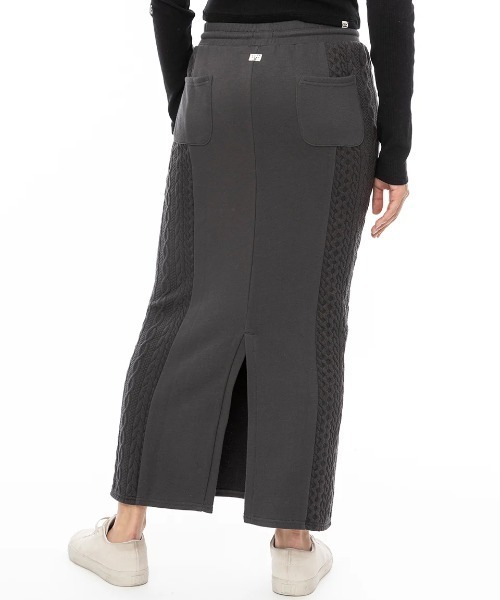 BILLABONG(ビラボン)の「【BILLABONG/ビラボン】24AW QUILT MIX SWEAT SKIR/スウェットロングスカート(スカート・レディース・ホワイト/ブルー/スミクロ・MEDIUM/LARGE)」の9枚目の写真