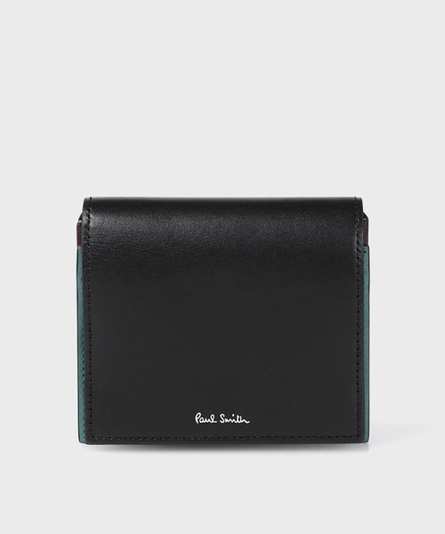 Paul Smith(ポールスミス)の「コンサティーナ AW25 2つ折り財布【553436 P110】(財布・メンズ・ブラック/ブラウン・FREE)」の2枚目の写真