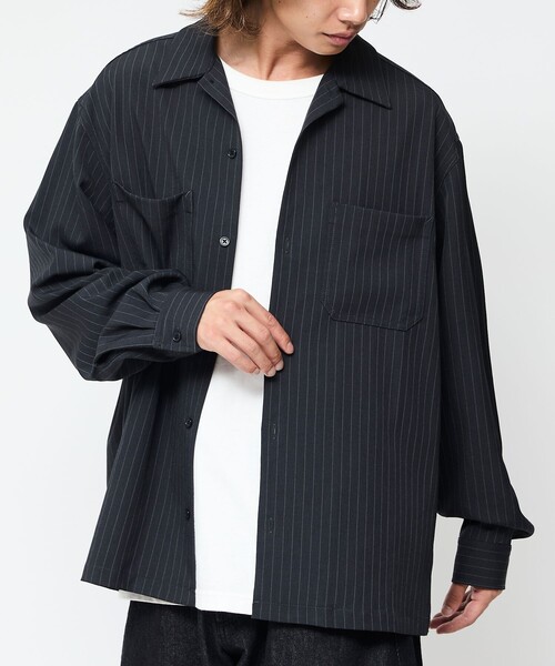 FREAK'S STORE フリークスストア ブルゾン 長袖シャツ F FREAK'S STORE/フリークスストア ルーズフィット ロングスリーブ