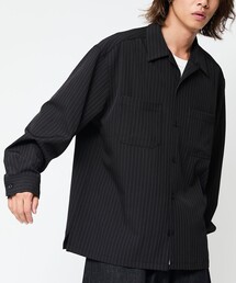 FREAK’S STORE/フリークスストア ルーズフィット ロングスリーブ ワークシャツブルゾン【セットアップ対応】