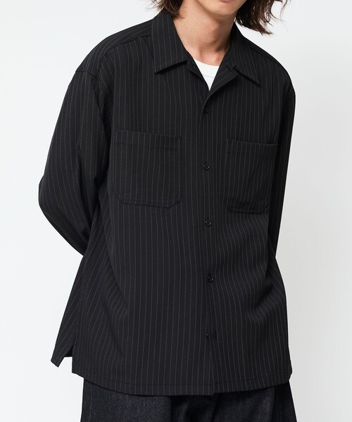 FREAK'S STORE(フリークスストア)の「FREAK’S STORE/フリークスストア ルーズフィット ロングスリーブ ワークシャツブルゾン【セットアップ対応】(シャツ/ブラウス・メンズ・ブラウン/グレー/ダークグレー/ブラック/その他13・SMALL/LARGE/MEDIUM)」の20枚目の写真
