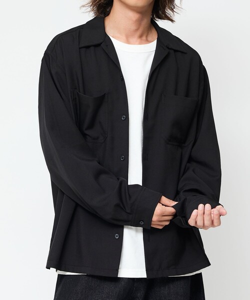 FREAK'S STORE(フリークスストア)の「FREAK’S STORE/フリークスストア ルーズフィット ロングスリーブ ワークシャツブルゾン【セットアップ対応】(シャツ/ブラウス・メンズ・ブラウン/グレー/ダークグレー/ブラック/その他13・SMALL/LARGE/MEDIUM)」の11枚目の写真