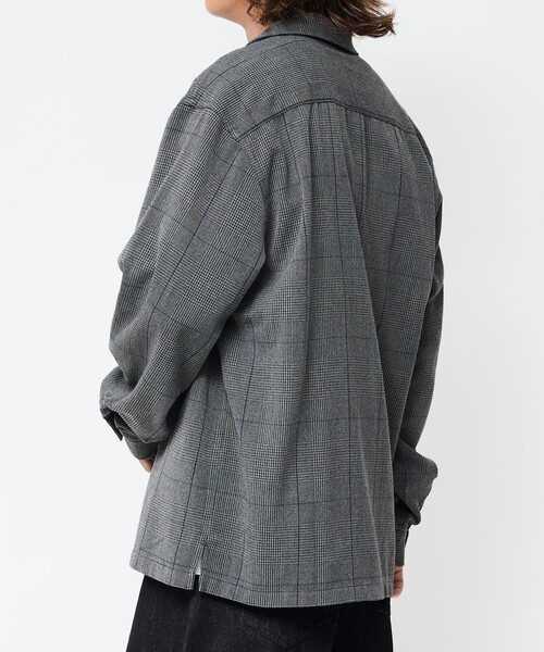 FREAK'S STORE(フリークスストア)の「FREAK’S STORE/フリークスストア ルーズフィット ロングスリーブ ワークシャツブルゾン【セットアップ対応】(シャツ/ブラウス・メンズ・ブラウン/グレー/ダークグレー/ブラック/その他13・SMALL/LARGE/MEDIUM)」の8枚目の写真