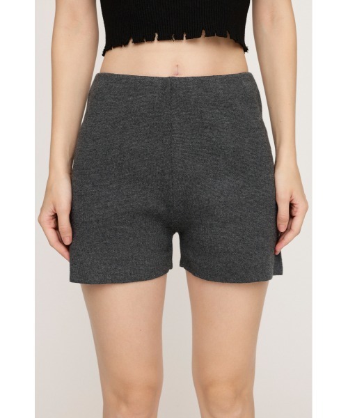 SLY（スライ）の「RIB KNIT BACK PK S/PT リブ ニット バックポケット