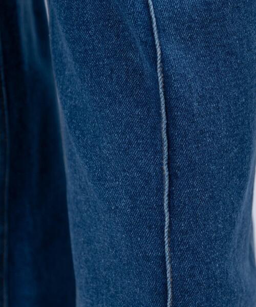 cloenc（クロエンス）の「【マシンウォッシュ】ストレッチデニムワイドパンツ（デニムパンツ・レディース・ブルー/ネイビー・01/02/03）」の11枚目の写真
