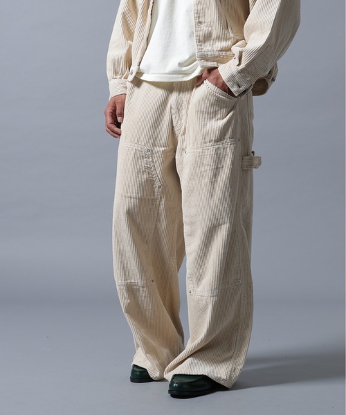 DANKE SCHON（ダンケシェーン）の「【WEB&DEPOT限定】DankeSchon/ダンケシェーン/CORDUROY W-KNEE PANTS（その他パンツ・メンズ・ブラック/ホワイト系2・L/M/S）」の16枚目の写真