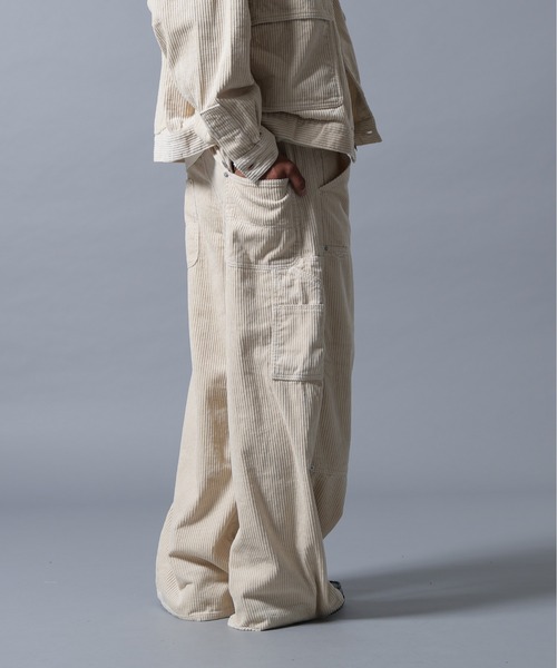 DANKE SCHON（ダンケシェーン）の「【WEB&DEPOT限定】DankeSchon/ダンケシェーン/CORDUROY W-KNEE PANTS（その他パンツ・メンズ・ブラック/ホワイト系2・L/M/S）」の18枚目の写真