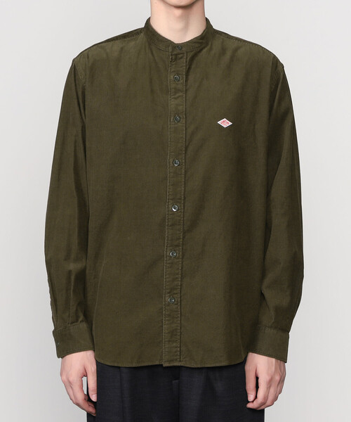 DANTON | コーデュロイ バンドカラー長袖シャツ MEN（シャツ/ブラウス