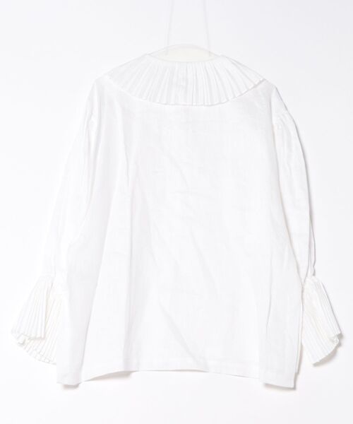 venit（ヴェニット）の「VENIT / linen pleats blouse(リネンプリーツブラウス VEG-5519-A)（シャツ/ブラウス・レディース・ホワイト・38）」の16枚目の写真