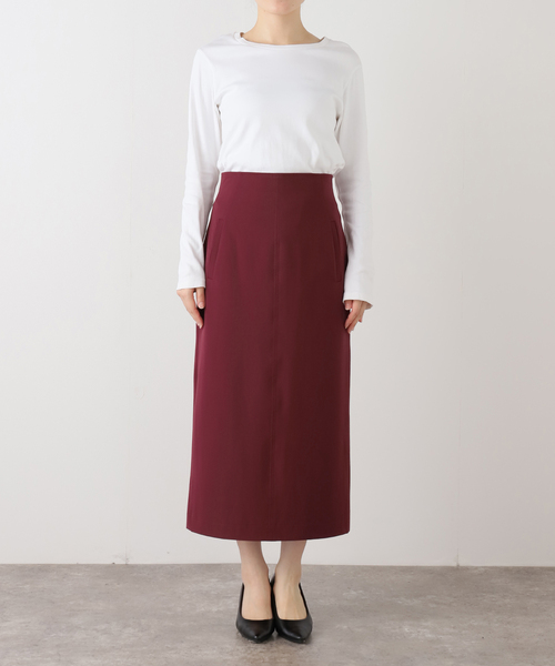 La TOTALITE（ラトータリテ）の「【洗える】ポケットアイラインスカート（スカート・レディース・ボルドー/グリーン/キャメル・40/38/36）」の18枚目の写真