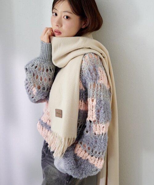 WEB・一部店舗先行/4色展開】ツイルマフラー（マフラー）｜Kastane