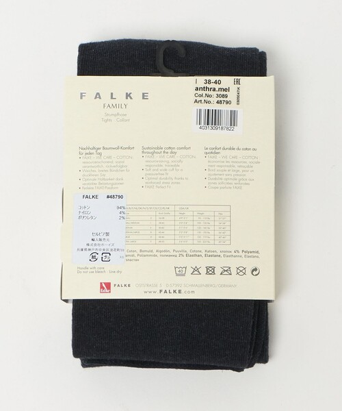 FALKE（ファルケ）の「＜FALKE＞ Family Tights（タイツ/ストッキング・レディース・ブラック/ダークグレー・M/L）」の7枚目の写真