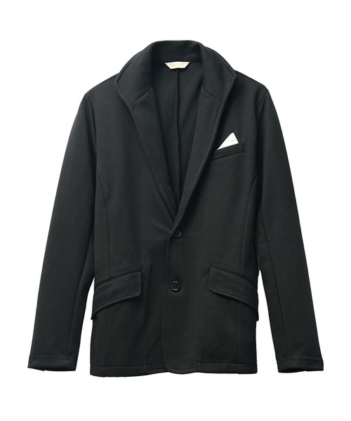 SOMEDIFF（サムディフ）の「【2点セット】毛玉ができないイタリアンカラーセットアップ メンズ スウェット 上下セット スーツ ジャケット スキニーパンツ 春服 冬服（セットアップ・メンズ・ブラック/カーキ/チャコール・M/L/XL）」の7枚目の写真