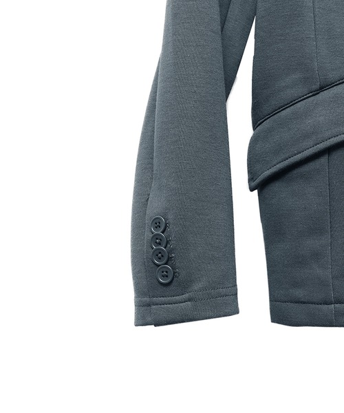 SOMEDIFF（サムディフ）の「【2点セット】毛玉ができないイタリアンカラーセットアップ メンズ スウェット 上下セット スーツ ジャケット スキニーパンツ 春服 冬服（セットアップ・メンズ・ブラック/カーキ/チャコール・M/L/XL）」の21枚目の写真