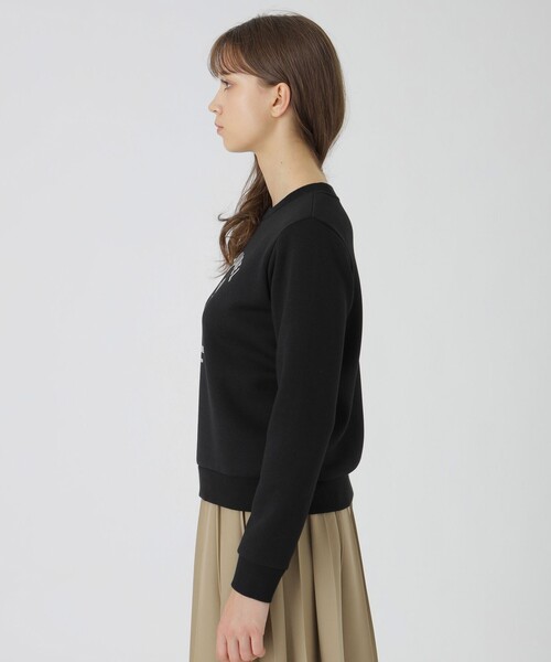 BLUE LABEL CRESTBRIDGE（ブルーレーベルクレストブリッジ）の「カレッジロゴプルオーバー（Tシャツ/カットソー・レディース・グレー系その他2/ブラック/オフホワイト・38）」の4枚目の写真