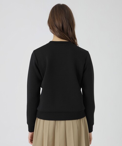 BLUE LABEL CRESTBRIDGE（ブルーレーベルクレストブリッジ）の「カレッジロゴプルオーバー（Tシャツ/カットソー・レディース・グレー系その他2/ブラック/オフホワイト・38）」の5枚目の写真