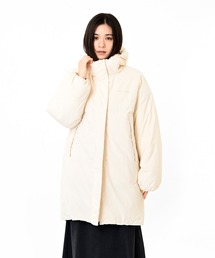 パデッドフーデッドロングジャケット