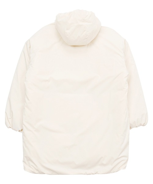 NEW BALANCE(ニューバランス)の「パデッドフーデッドロングジャケット(ダウンジャケット/コート・レディース・ライトベージュ/ダークグレー・SMALL/MEDIUM/LARGE/X-LARGE)」の18枚目の写真