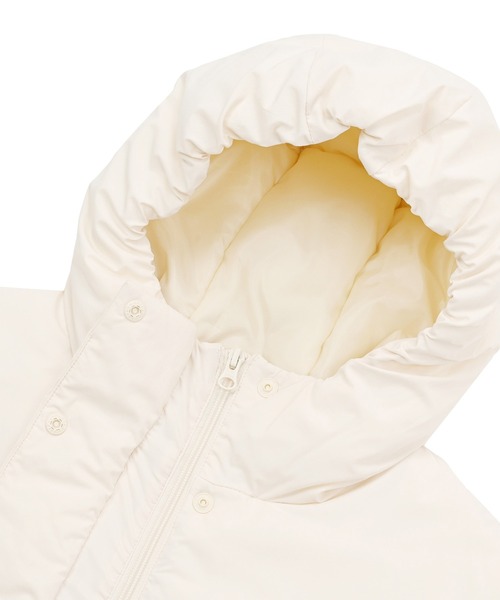 NEW BALANCE(ニューバランス)の「パデッドフーデッドロングジャケット(ダウンジャケット/コート・レディース・ライトベージュ/ダークグレー・SMALL/MEDIUM/LARGE/X-LARGE)」の20枚目の写真