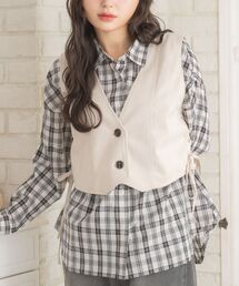 ems excite | レースアップスエードベスト(ベスト)