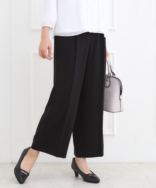 Reflect(リフレクト)の「【お仕事に◎/セットアップ可】タック入りワイドパンツ(その他パンツ・レディース・ネイビー/ライトグレー/ブラック・09/11/07/13/05/15 /17)」の17枚目の写真