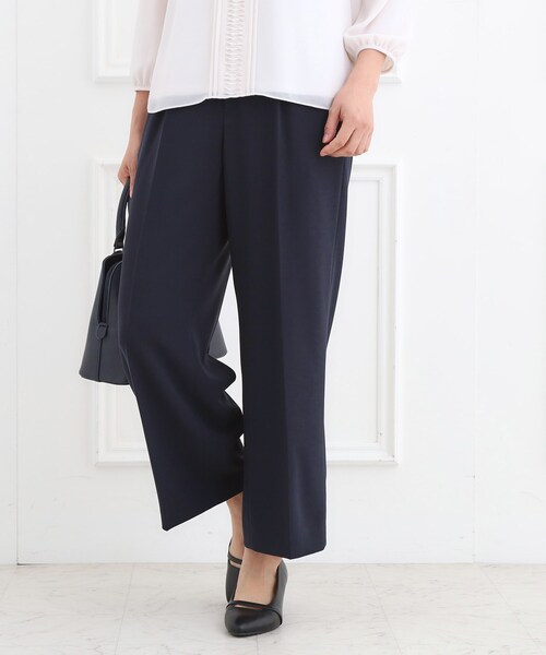 Reflect(リフレクト)の「【お仕事に◎/セットアップ可】タック入りワイドパンツ(その他パンツ・レディース・ネイビー/ライトグレー/ブラック・09/11/07/13/05/15 /17)」の13枚目の写真