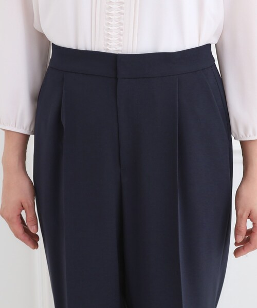 Reflect(リフレクト)の「【お仕事に◎/セットアップ可】タック入りワイドパンツ(その他パンツ・レディース・ネイビー/ライトグレー/ブラック・09/11/07/13/05/15 /17)」の7枚目の写真