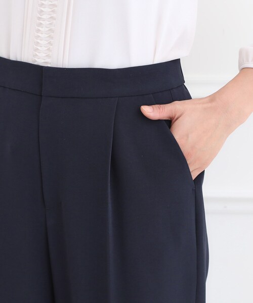 Reflect(リフレクト)の「【お仕事に◎/セットアップ可】タック入りワイドパンツ(その他パンツ・レディース・ネイビー/ライトグレー/ブラック・09/11/07/13/05/15 /17)」の5枚目の写真