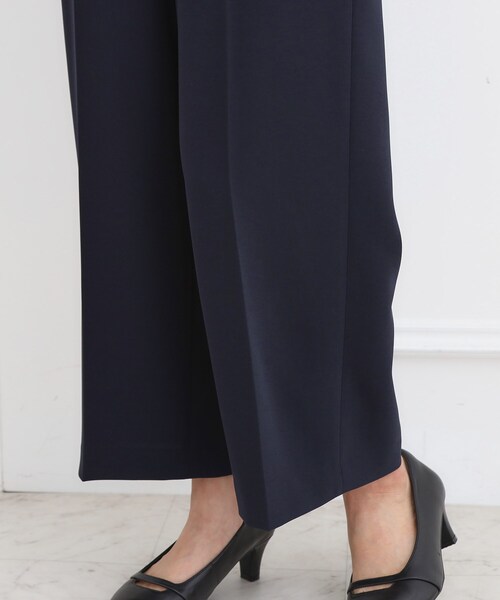 Reflect(リフレクト)の「【お仕事に◎/セットアップ可】タック入りワイドパンツ(その他パンツ・レディース・ネイビー/ライトグレー/ブラック・09/11/07/13/05/15 /17)」の4枚目の写真