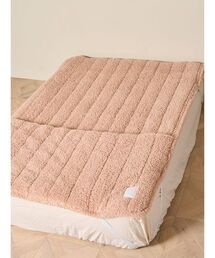 ジェラートピケ 敷きパッド　ダブル　新品 Sleep】エンボス雲柄 敷きパッド（ダブル）(ボックスシーツ