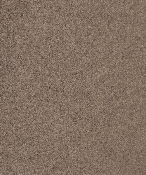 coen（コーエン）の「ライトメルトン ノーカラーミドルコート（ノーカラーコート・レディース・モカ/ナチュラル/ダークグレー・M/L）」の15枚目の写真