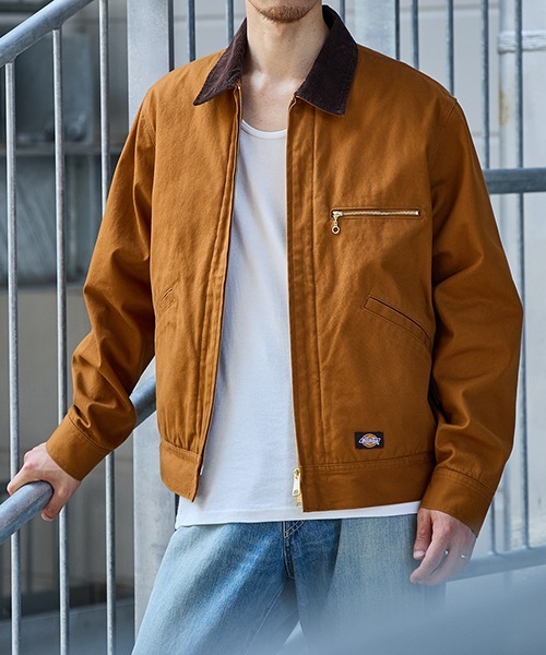 Dickies（ディッキーズ）の「Dickies / ディッキーズ：【別注】 Painter Jacket：ONLYARK-1-2528[AST]（ブルゾン・メンズ・キャメル/ブラック/チャコールグレー/ダークネイビー/ブラウン系その他・XL/L/M/S）」の5枚目の写真