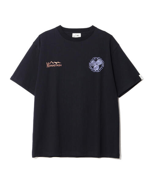 MANASTASH（マナスタッシュ）の「MANASTASH/マナスタッシュ/ｘSAYHELLO TEE（Tシャツ/カットソー・メンズ・ブラック/ホワイト・L/XL/S/M）」の10枚目の写真