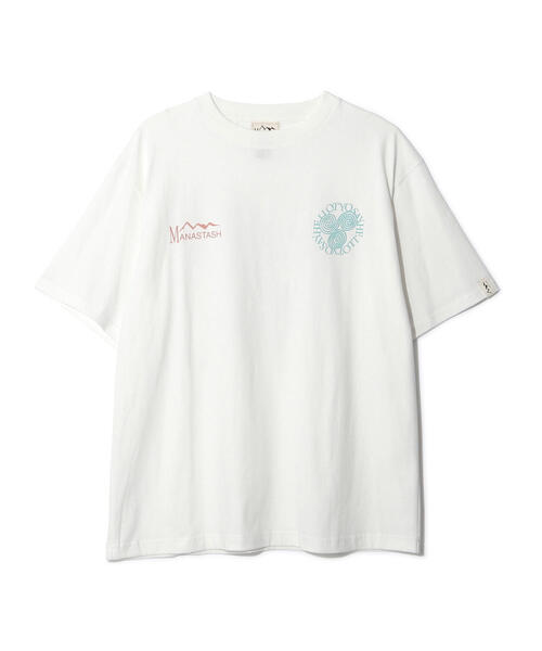 MANASTASH（マナスタッシュ）の「MANASTASH/マナスタッシュ/ｘSAYHELLO TEE（Tシャツ/カットソー・メンズ・ブラック/ホワイト・L/XL/S/M）」の11枚目の写真