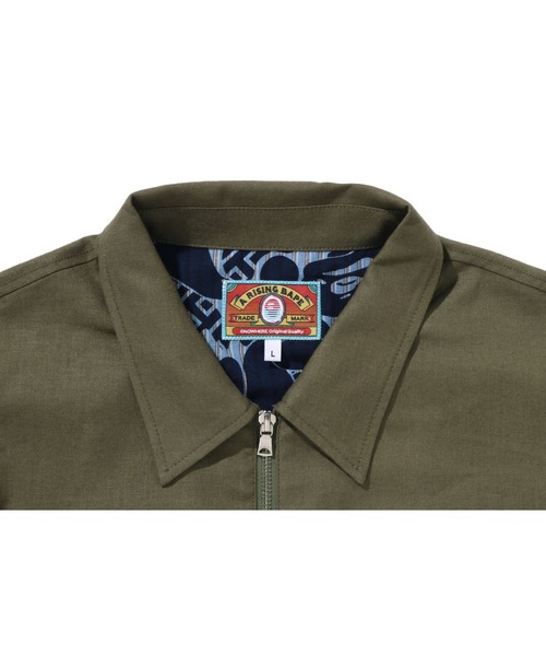 A BATHING APE(アベイシングエイプ)の「A RISING BAPE SOUVENIR JACKET(ミリタリージャケット・メンズ・オリーブ・MEDIUM/XX-LARGE/LARGE/X-LARGE/SMALL)」の4枚目の写真