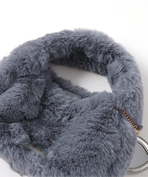 algy（アルジー）の「ファー2WAYミニトート（トートバッグ・キッズ・サックスブルー/グレー/オフホワイト・FREE）」の17枚目の写真