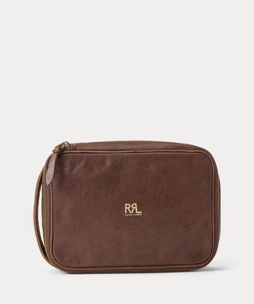 RRL（ダブル アール エル）の「ラフアウト スエード ポーチ