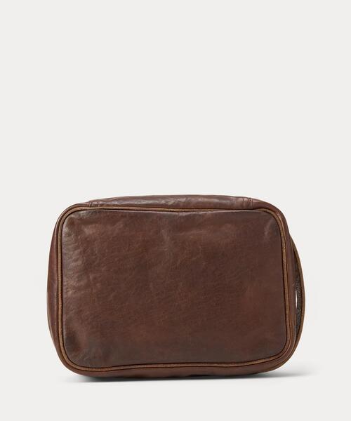 RRL（ダブルアールエル）トラベルポーチ レザー トラベル ポーチ（ポーチ）｜RRL（ダブル アール エル）の