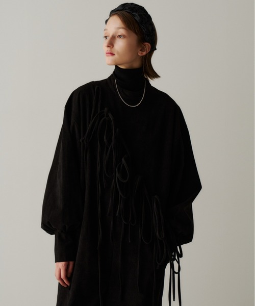 PERNA(ペルナ)の「コーデュロイリボンオールインワン(つなぎ/オールインワン・レディース・アイボリー/ブラック・LARGE/MEDIUM)」の10枚目の写真