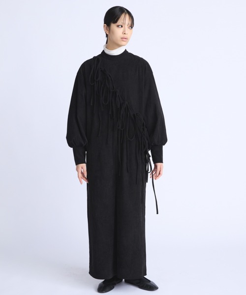 コーデュロイリボンオールインワン（つなぎ/オールインワン）｜PERNA