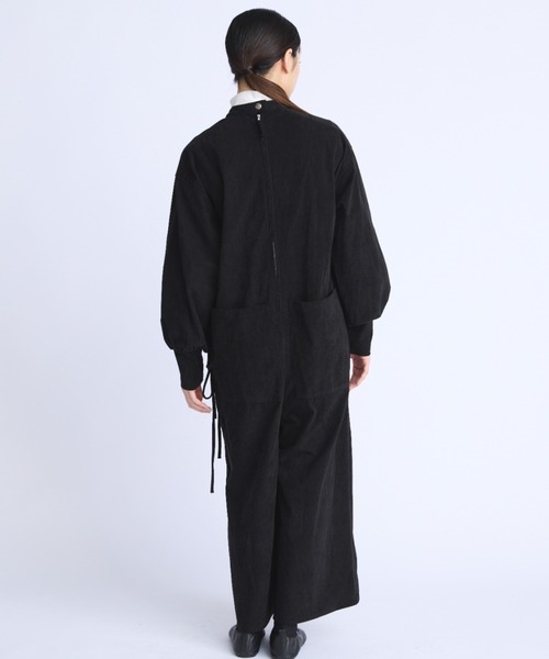 セール】コーデュロイリボンオールインワン（つなぎ/オールインワン