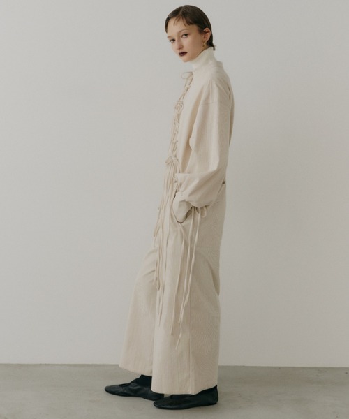 セール】コーデュロイリボンオールインワン（つなぎ/オールインワン