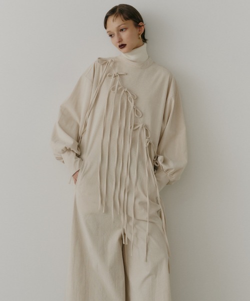 コーデュロイリボンオールインワン（つなぎ/オールインワン）｜PERNA