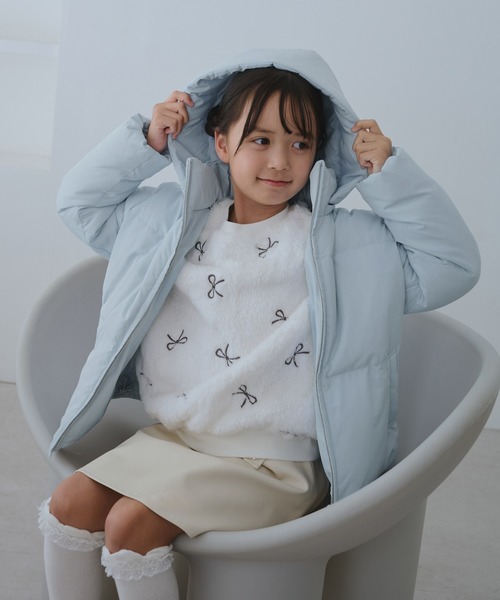 セール】【KIDS/キッズ】GREEN DOWN MINOTECHフード取り外しショート