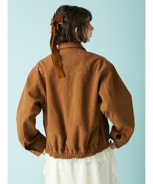 ANNA SUI（アナスイ）の「【LILY BROWN ×ANASUI】バタフライスタッズブルゾン（ブルゾン・レディース・ブラック/ブラウン・FREE）」の7枚目の写真