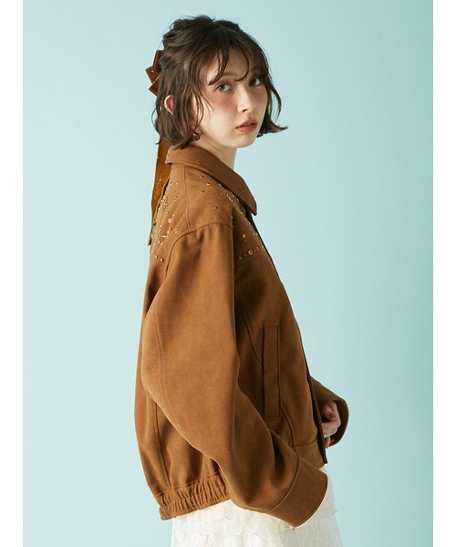 ANNA SUI（アナスイ）の「【LILY BROWN ×ANASUI】バタフライスタッズブルゾン（ブルゾン・レディース・ブラック/ブラウン・FREE）」の8枚目の写真