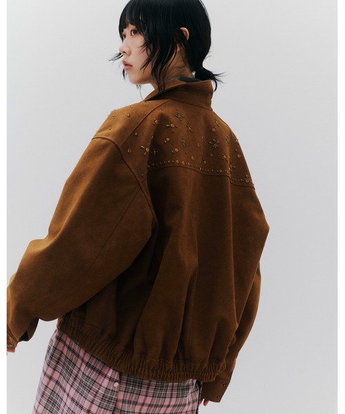 ANNA SUI（アナスイ）の「【LILY BROWN ×ANASUI】バタフライスタッズブルゾン（ブルゾン・レディース・ブラック/ブラウン・FREE）」の3枚目の写真